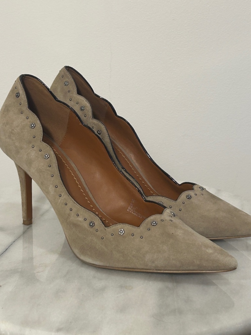 COACH Taupe Suede Pumps - Size 9